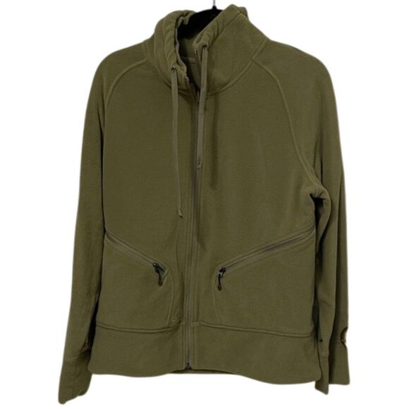 Oakley Jackets & Blazers - Oakley Olive Green Full Zip Fleece Jacket Womens Size XL Outdoors